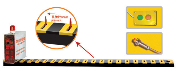 珠海香洲区V3嵌入式闯岗自动扎胎器/阻车器